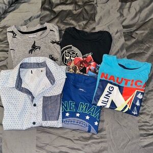 Lot of 6 Boys Size 6-7 Shirts